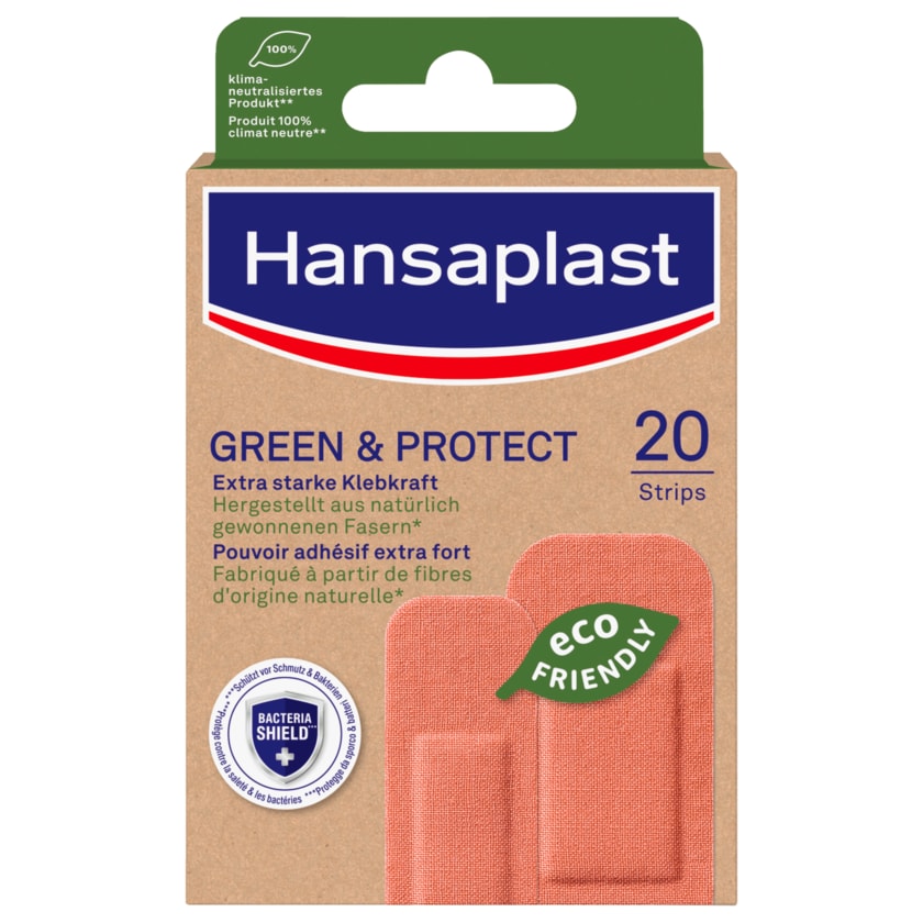Hansaplast Pflaster Green & Protect 6cm 1m